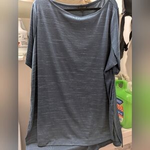 Lane Bryant Charcoal Tunic Top